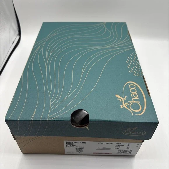 Chaco Chillos Clogs Blue Fog Women's Size 6 Slip-On Comfort Foam Sandals New - Picture 11 of 11